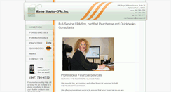Desktop Screenshot of marinashapirocpa.com